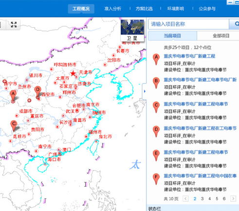 北京環(huán)保局環(huán)境評價輔助分析系統(tǒng)界面設(shè)計